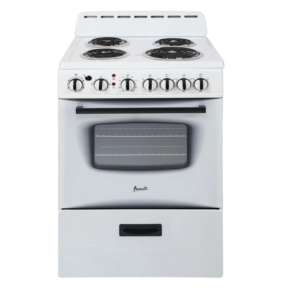 Avanti ERU240P0W 24 Inch Electric Freestanding Range - White