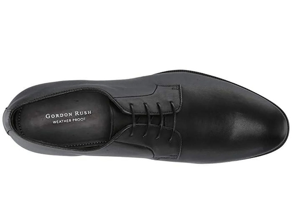 Gordon Rush BLACK Bailey Leather Plain-Toe Oxfords Shoes, US 10