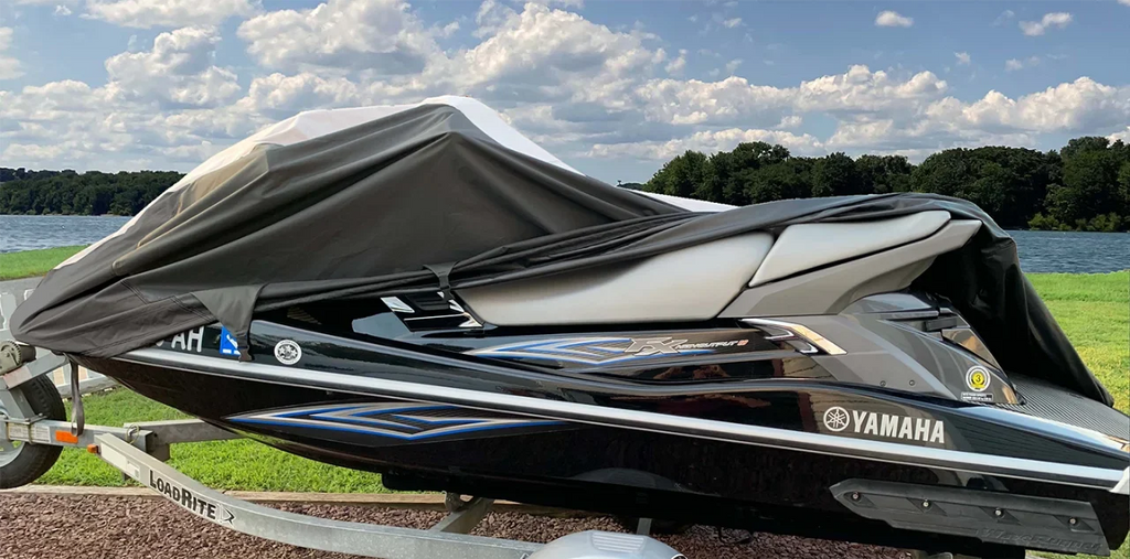 SUPER HEAVY-DUTY TOP OF THE LINE JETSKI shield matching for Yamaha Wave Runner XLT800 2002-2004 Jet Ski PWC shield Black/Grey