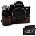 Camera Case appropriate for  A9 Alpha 7R3 a7r3(Coffee)