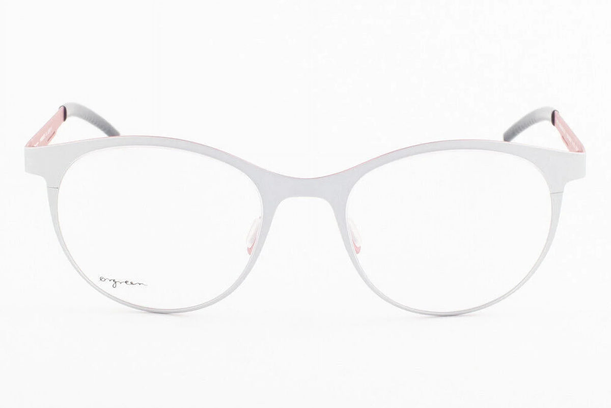 Orgreen CONNAISSEUR 382 Matte Silver / Matte Coral Titanium Eyeglasses 50mm