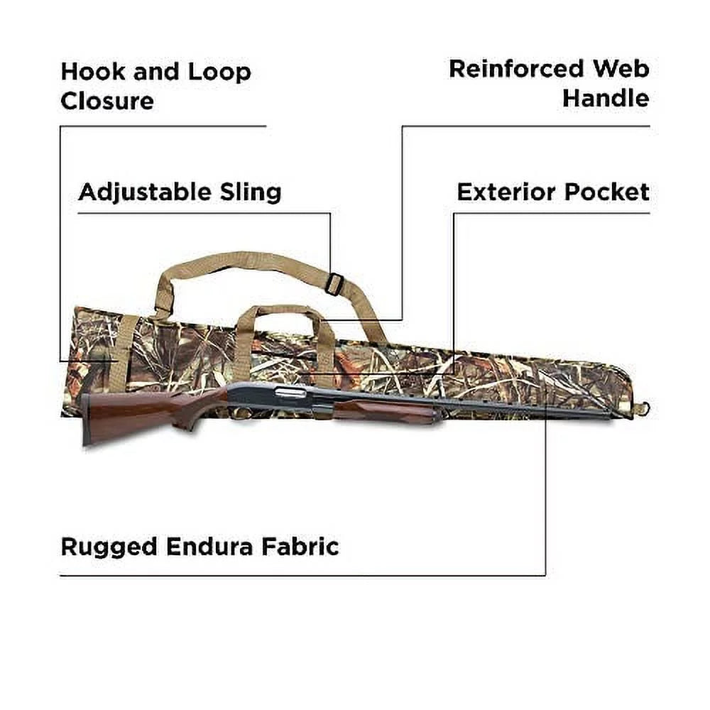 Allen Company Floating 52" Shotgun Soft Case, Realtree Max-4 Camo, Polyester, 740-52