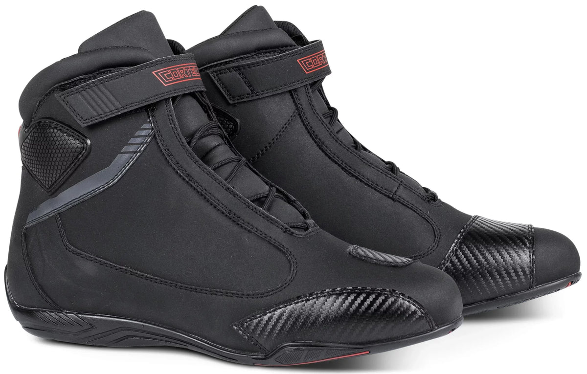 Cortech Chicane Mens Waterproof Motorcycle Shoes Black 7 USA