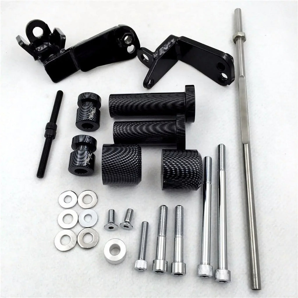 HTT-MOTOR Carbon Swingarm Spools Frame Slider for 99-07 Suzuki Hayabusa GSX 1300R GSXR1300