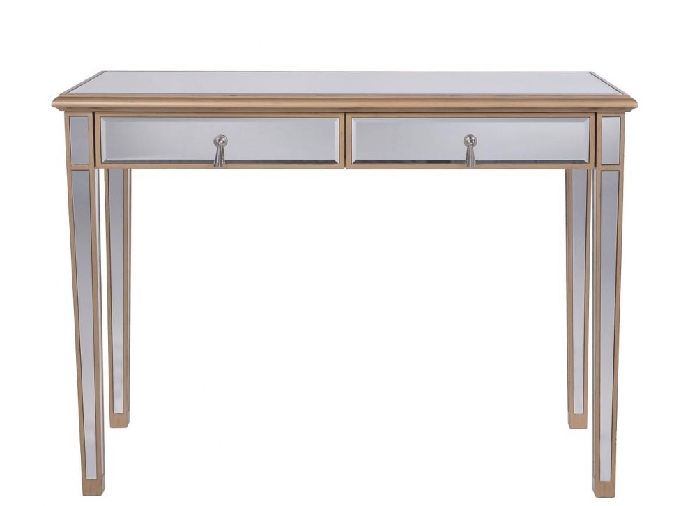 in Gold paint. x 31 in. x 18 in. 2 Drawers Dressing table 42 in