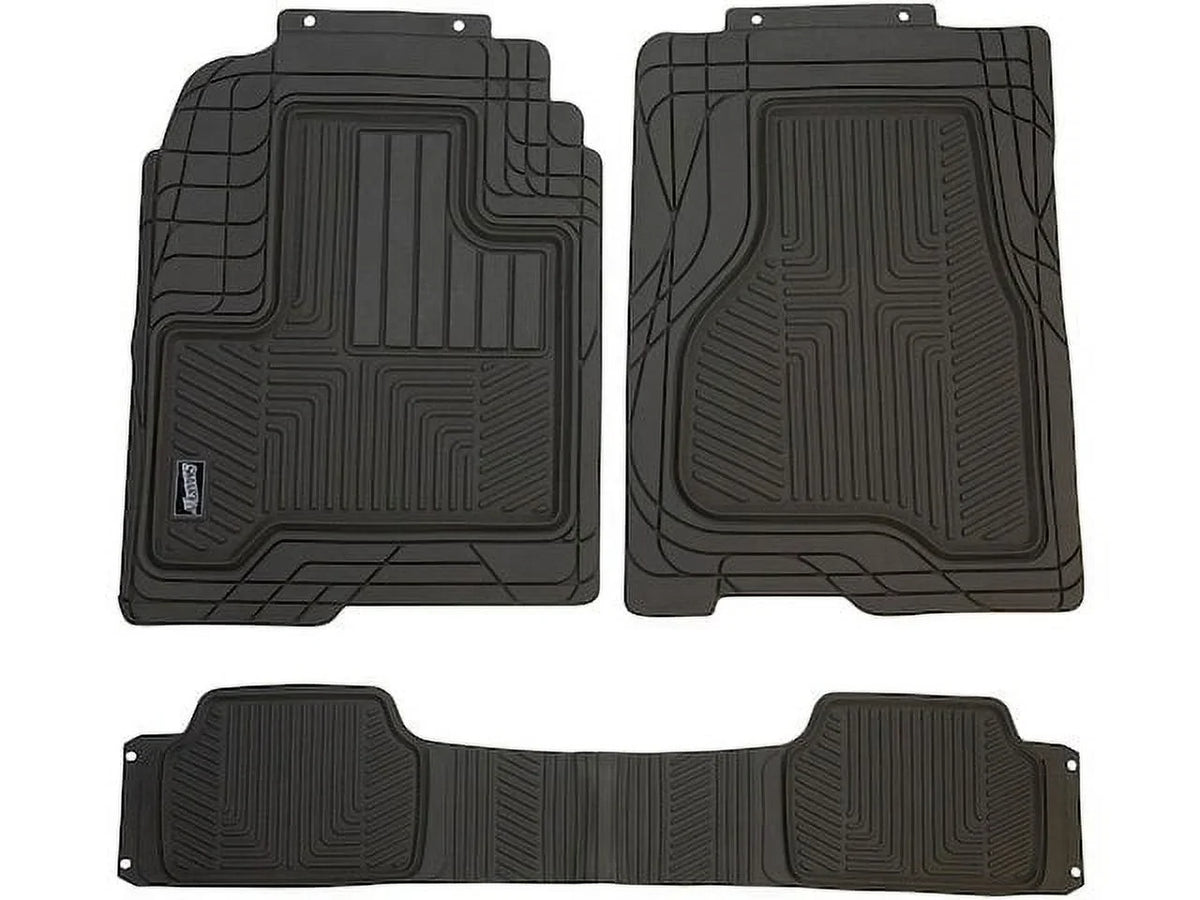 Floor Mat Set 3 Piece - appropriate with 2004 - 2015, 2017 - 2018 Nissan Titan 2005 2006 2007 2008 2009 2010 2011 2012 2013 2014
