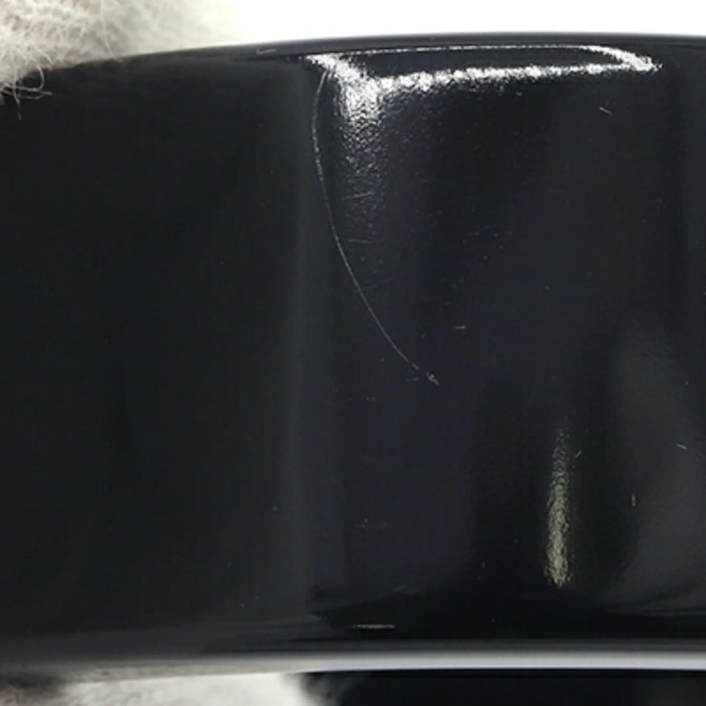 Pre-Owned Miu Miu Miu Bangle Bracelet 5IB448 Black White Plex Metal Women's MIUMIU (Good)