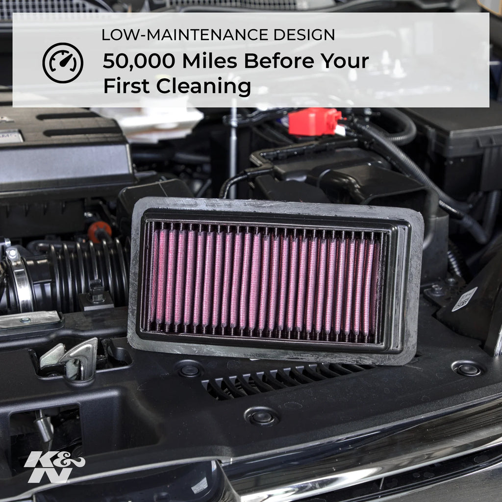 K&N Engine Air Filter: High Performance, Premium, Washable, Replacement Filter: 2005-2010 /Lexus (Highlander Hybrid, RX400h) 3.3L V6,, 33-2344