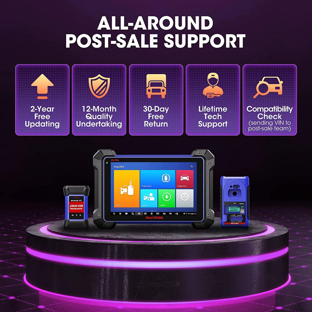 Autel MaxiIM IM608 Pro Automotive Key Fob Programming Car Diagnostic Scan Tool, with XP400 Pro Key Programmer, IMKPA Kit, G-BOX2 & APB112, 2 Year Free Update