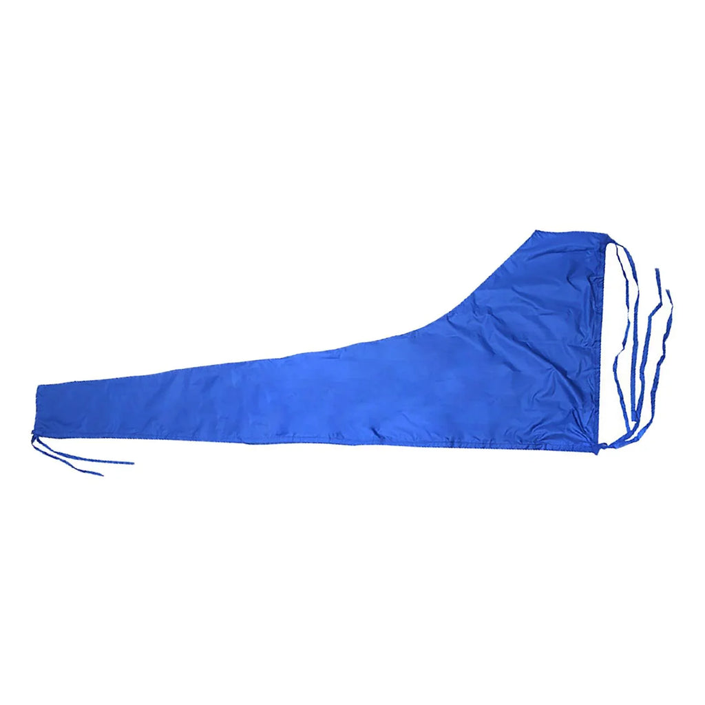600D Mainsail protector, craft protector, Dustproof protector Sail shield Snow wrap Adjustable Strap Thickened Oxford Cloth Blue , 12 FT 11 to 12 FT