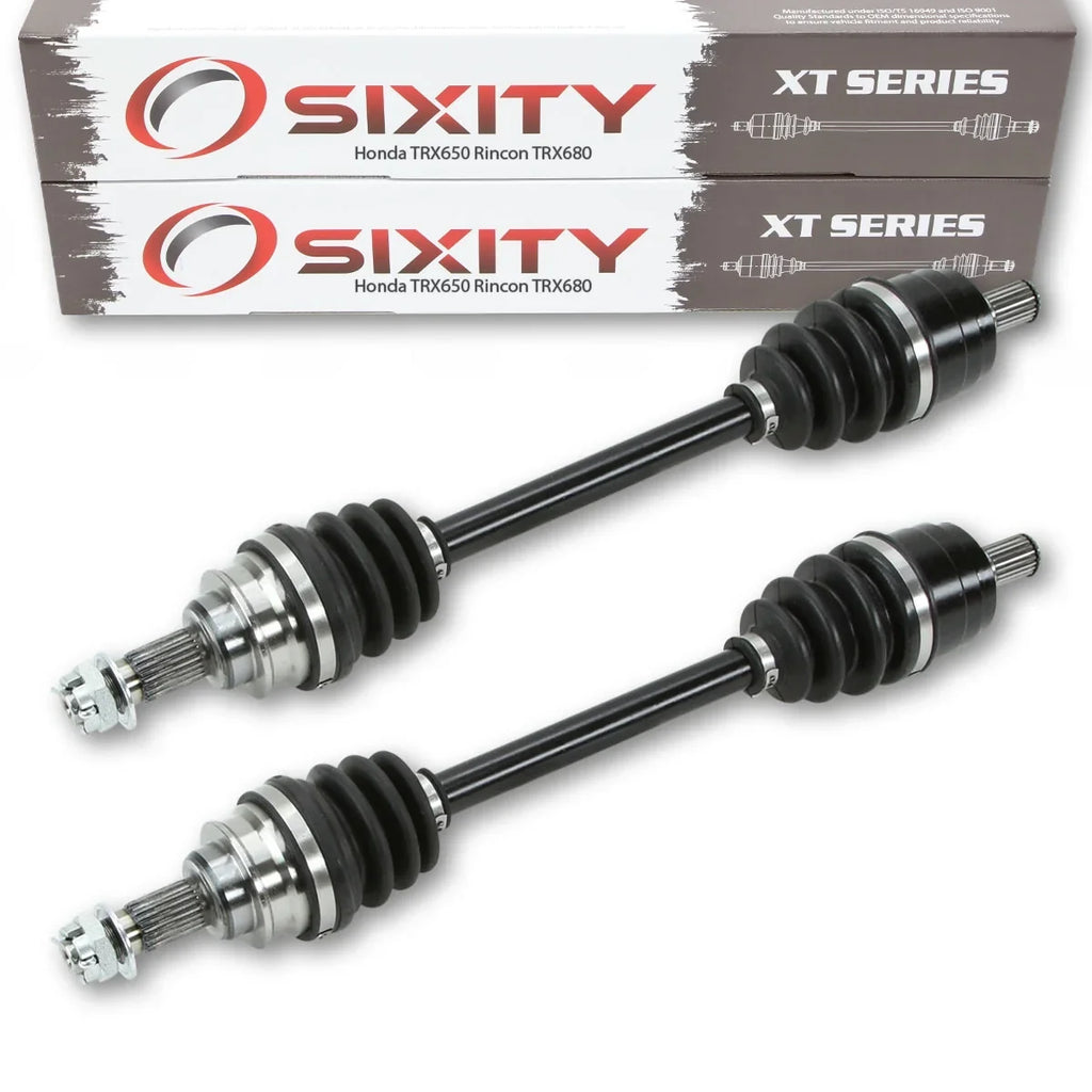 Sixity XT Rear Left & Right CV Axles appropriate with Honda TRX650 Rincon TRX680 Pair 2016 2015 2014 2013 2012 2011 2010 2009 2008 2007 2006 2005