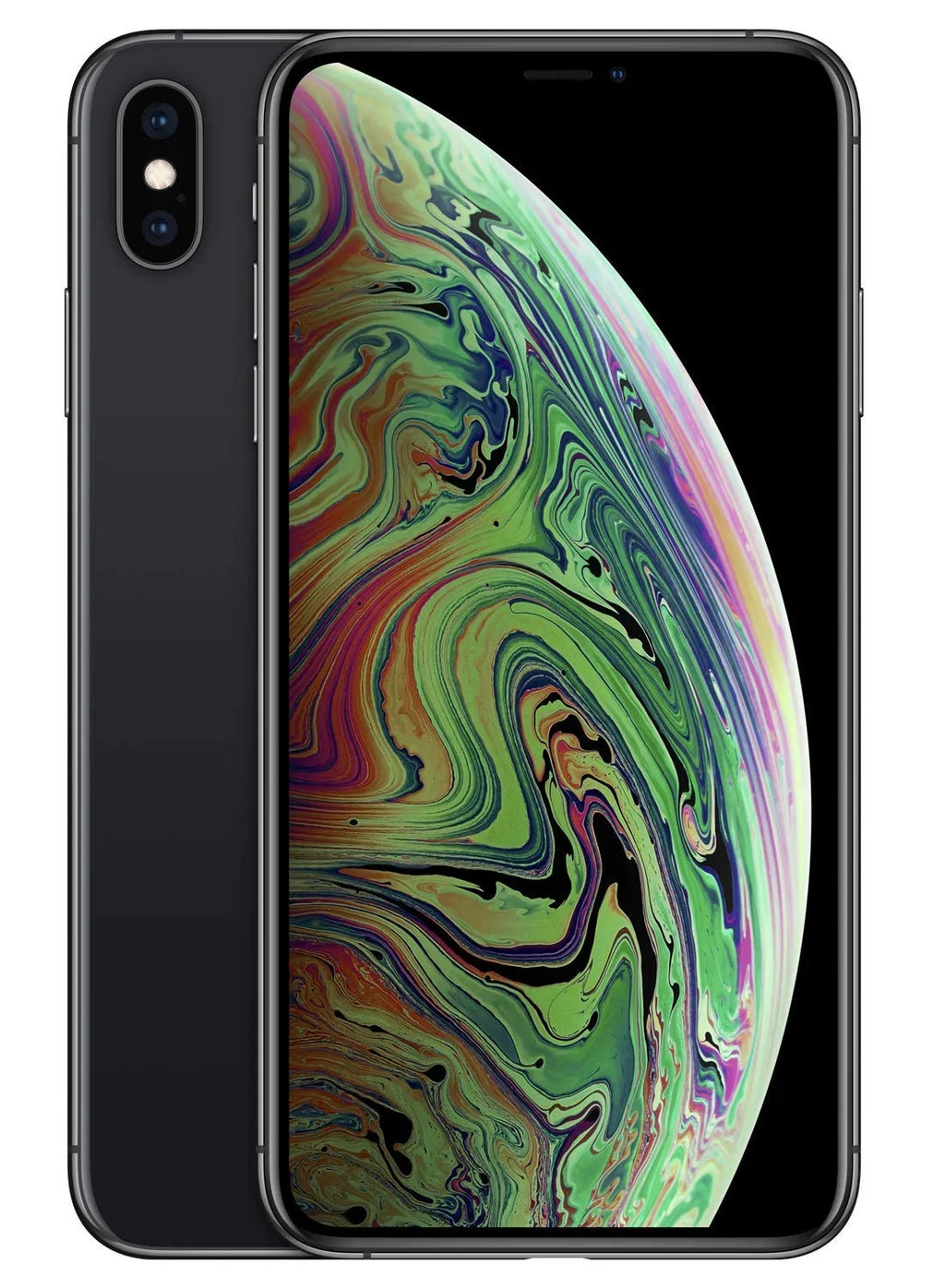 Restored  iPhone XS Max A1921 (Fully Unlocked) 64GB Space Gray (Grade A) w/ Wireless Earbuds (Refurbished)