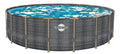 Round x 52 in.. Sunneday Oasis Rattan Soft-sided 18 ft