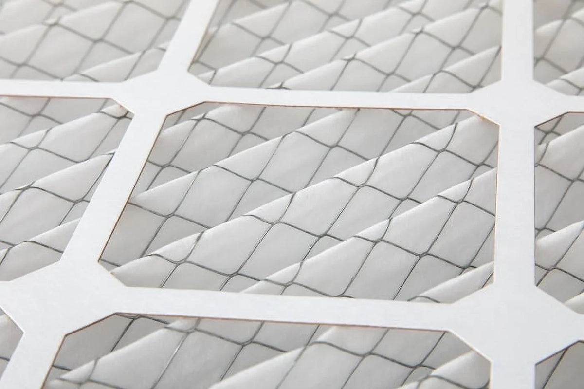 Actual Size: 11-1/2 x 24-1/2 x 7/9. 6 Pack of 12x25x1 MERV 13 Pleated Air Filters by Glasfloss