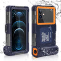 UrbanX Professional [15m/50ft] Swimming Diving Surfing Snorkeling Photo Video Waterproof Protective Case Underwater Housing for P Smart Z And all Phones Up to 6.9 Inch LCD with Lanyard