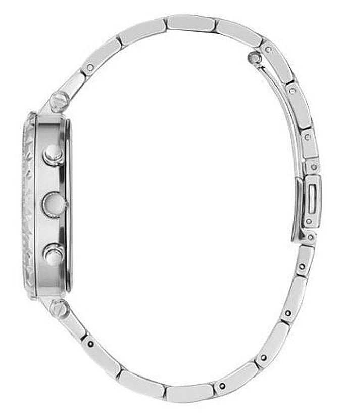Women's Guess Stainless Steel Skeleton Dial Crystallized Glitz Watch GW0403L1