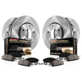 Power Stop Front and Rear Stock Replacement Brake Pad and Rotor Kit KOE8359 Fits 2019 Nissan Sentra