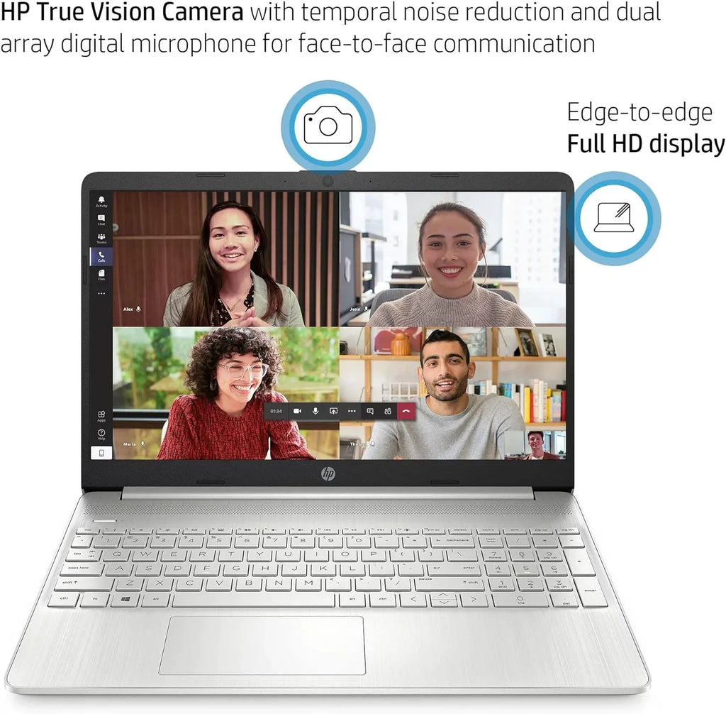 15 15.6" Full HD Business Laptop Computer,  4-core i5-1135G7, 16GB RAM, 256GB PCIe SSD, Iris Xe Graphic, Wi-Fi 6, BT 4.2, Natural Silver, Windows 11 Home