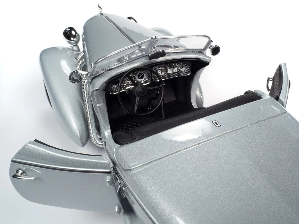1935 Auburn 851 Speedster Haze Gray 1/18 Diecast Model Car by Auto World