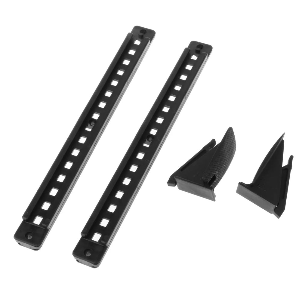 Kayak Foot Pegs 15 Inches Kayak Accessories Black Finish Replacement Pedals
