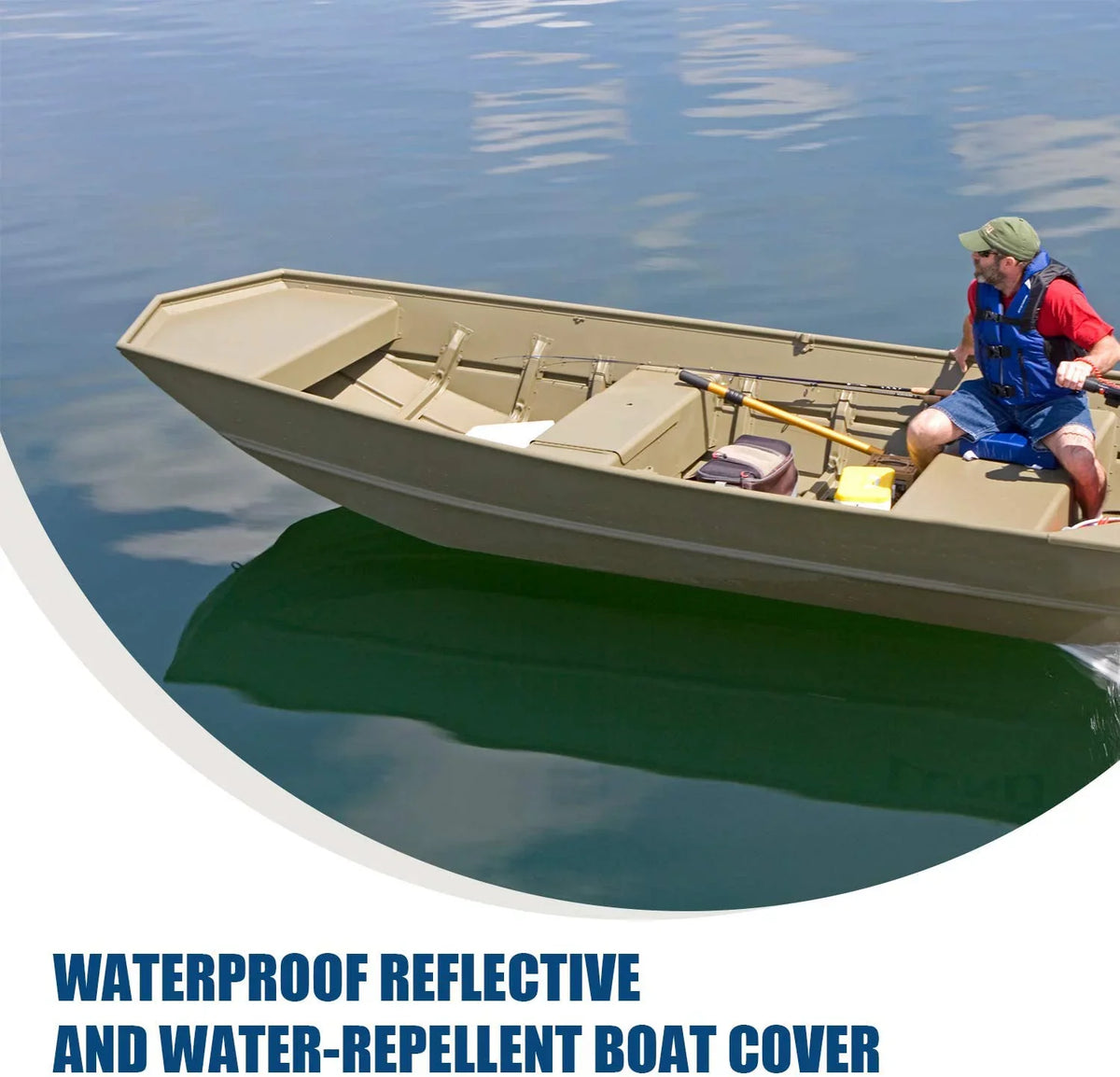 Goodsmann Jon craft Covers Silvery Gray moisture immune Trailerable 9921-0152-21( A, 12' L, 56"W )