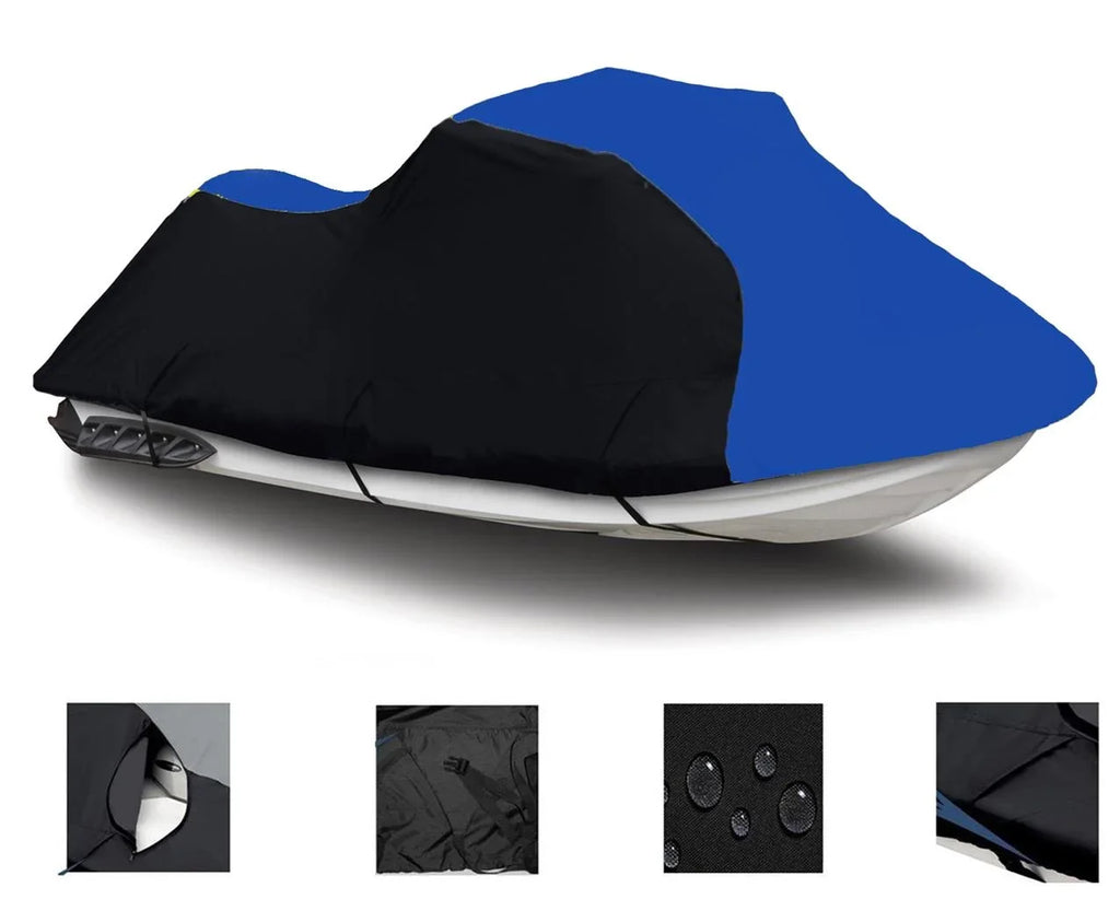 BLACK / BLUE HEAVY-DUTY, TOP OF THE LINE wrap appropriate for Sea Doo Sea-Doo GTI 1997 1998 1999 2000 Jet Ski Trailerable wrap