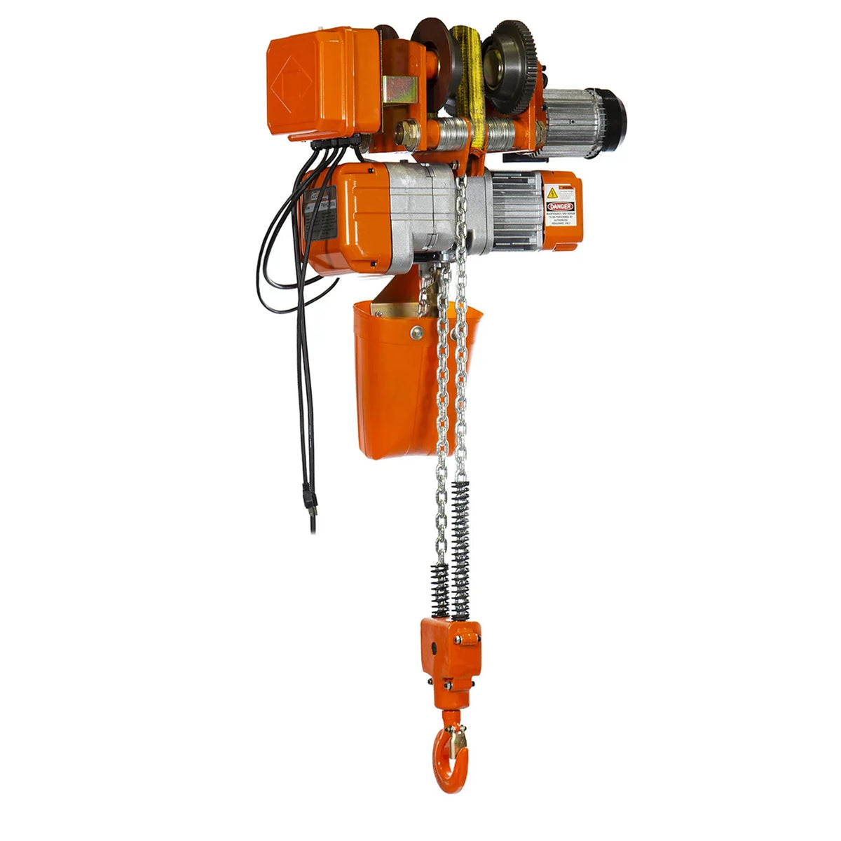 G80 Chain M3/H2 220V. Prowinch 1 Ton Electric Chain Hoist Power Trolley 20 ft