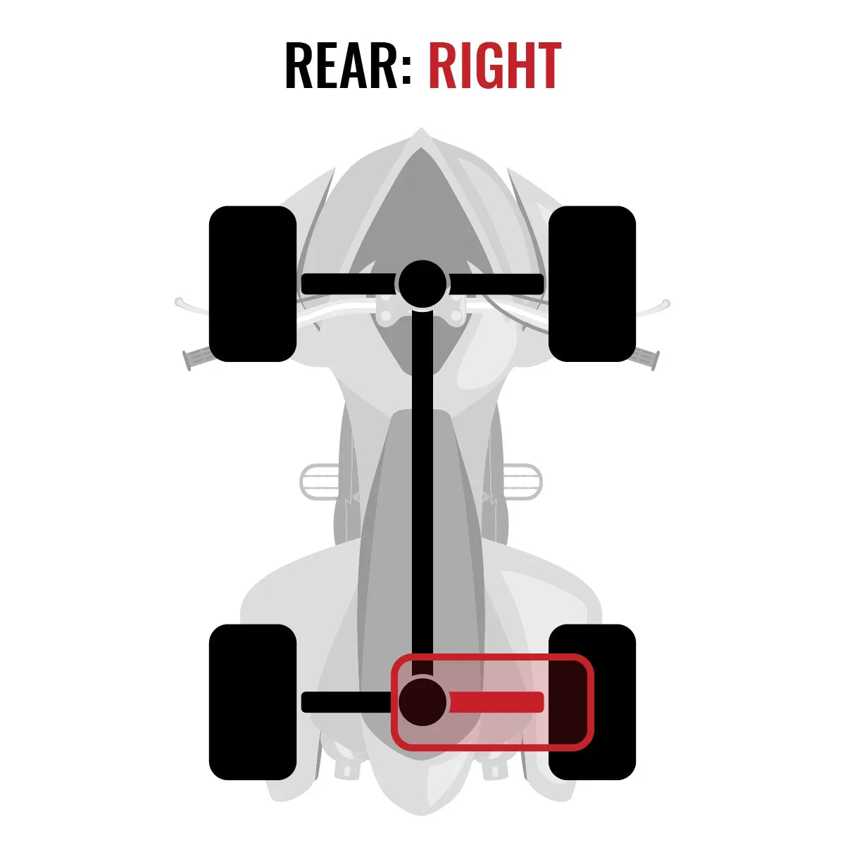 Sixity XT Rear Right Axle appropriate with Can-Am Outlander MAX 1000 2015 - EFI LTD 4X4