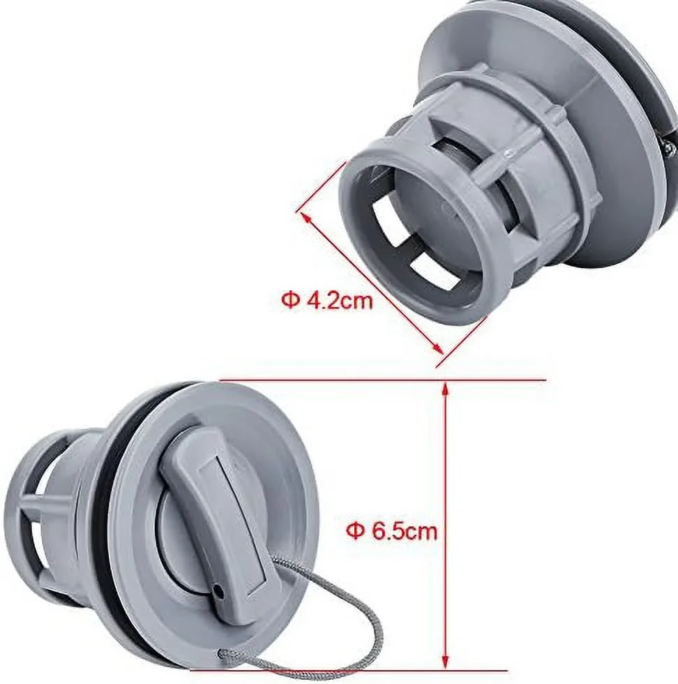 ship Air Valve, Air Plugs PVC Durable Air Gas Valve Cap Replacement for Inflatable ship Dinghy Kayak Canoe