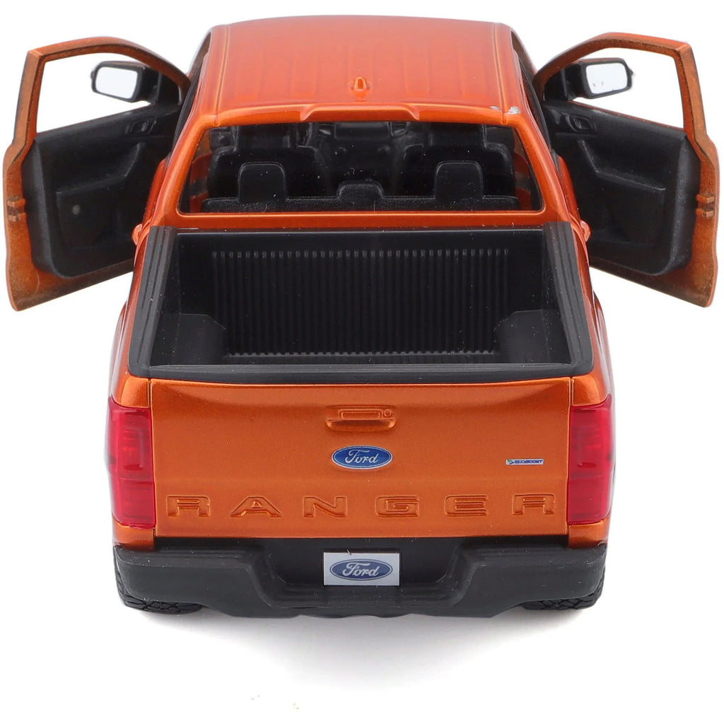2019  Ranger Lariat Sport Pickup Truck Dark Blue Metallic 1/27 Diecast Model Car by Maisto
