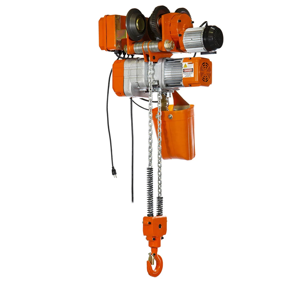 G80 Chain M3/H2 220V. Prowinch 1 Ton Electric Chain Hoist Power Trolley 20 ft