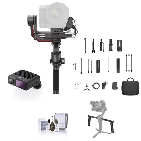 RS 3 Pro Combo Gimbal Stabilizer Bundle with Ronin LiDAR Range Finder, Dual Handgrip, Cleaning Kit