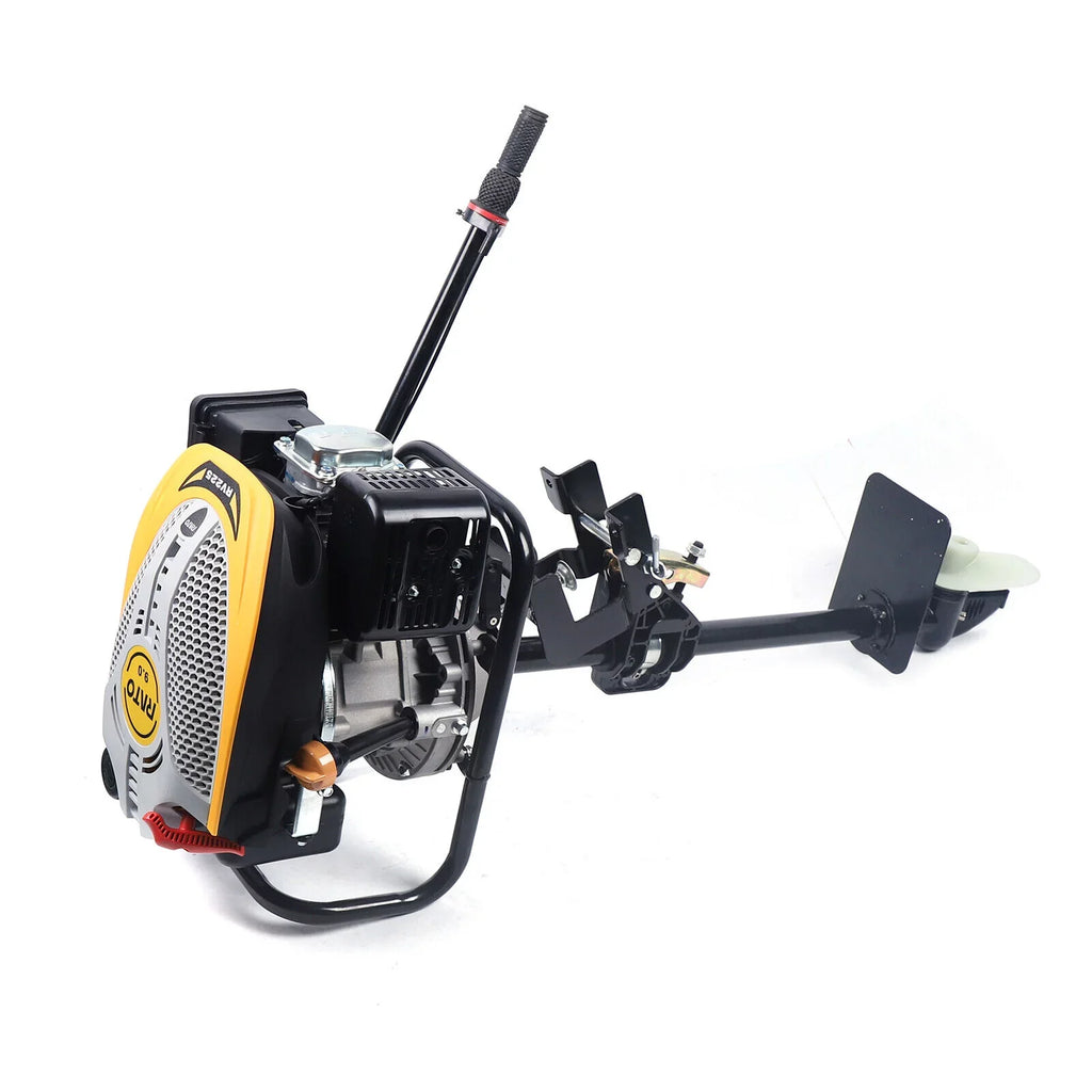 Miumaeov 4 Stroke 9  Outboard Motor 225 CC Fishing ship Engine Air Cooling Single Cylinder Heavy Duty craft Engine Marine Engine with TAS Ignition System 3600 r/min