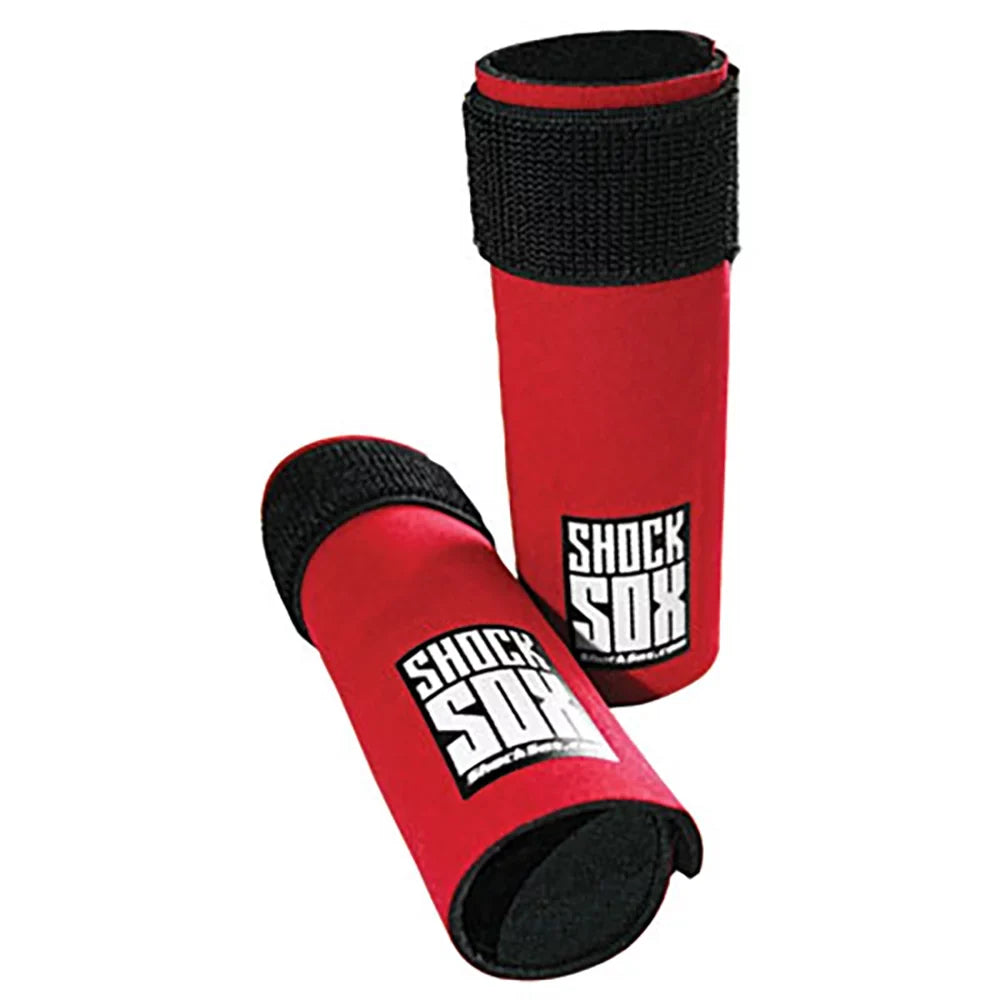 Shock Sox Fork Seal Guards 37-50mm Fork Tube 6 Red matching With Sherco 125 SE-R 2021