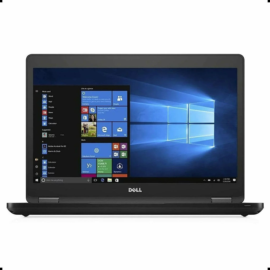 USED  Latitude 5480 Business Laptop, 14.0'' HD (1366 x 768) Non-Touch,  6th Gen Core i5-6300U, 16GB RAM, 256GB SSD,  HD 520 Graphics, Windows 10 Pro