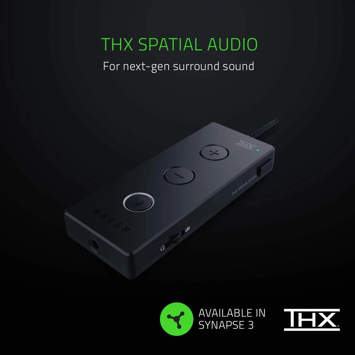 Kraken Tournament Edition: THX Spatial Audio - Full Audio Control - Cooling Gel-Infused Ear Cushions - Gaming Headset Works with PC, PS4, Xbox One, Switch, Mobile Devices - Green