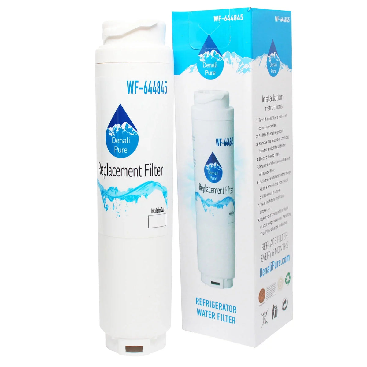 4-Pack suitable with Bosch RWF1110 Refrigerator aqua Filter - suitable with Bosch RWF1110 Fridge liquid Filter Cartridge