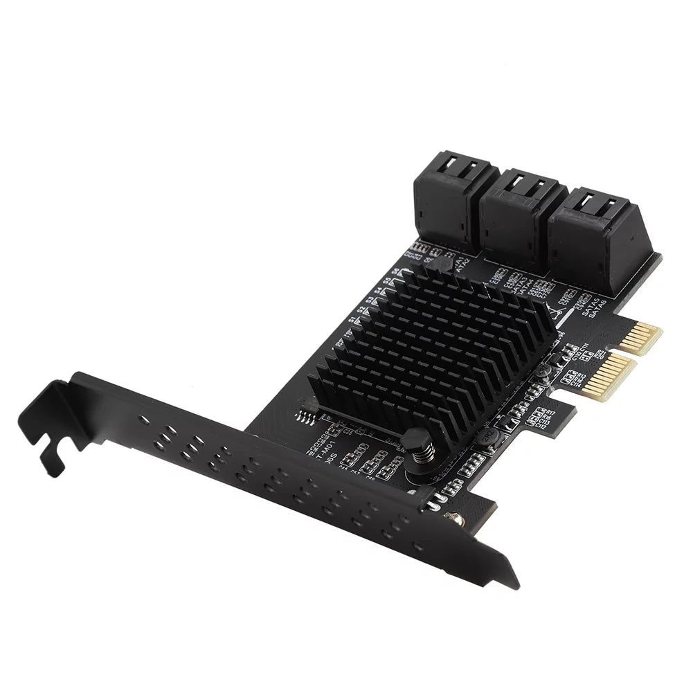 Jadeshay Card USB, 6-Port SATA 3.0 PCI Expansion Card Riser Card appropriate,3G 1.5G HDD