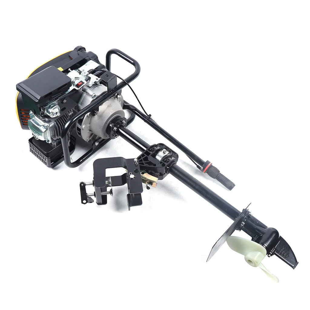Miumaeov 4 Stroke 9  Outboard Motor 225 CC Fishing ship Engine Air Cooling Single Cylinder Heavy Duty craft Engine Marine Engine with TAS Ignition System 3600 r/min