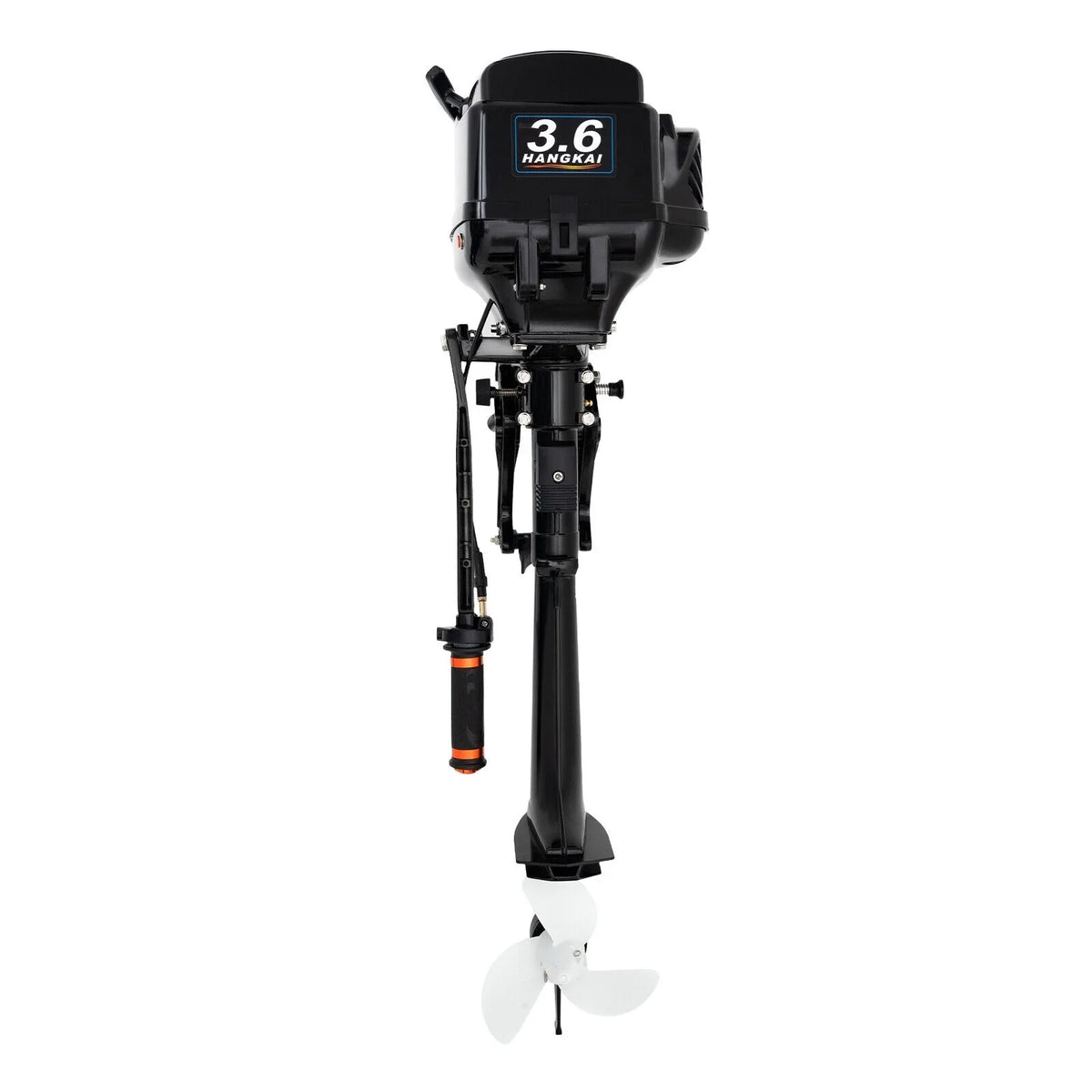 HANGKAI 2 Stroke 3.6  Outboard Motor Fishing vessel Engine aqua Cooling CDI Outboard vessel Motor 90cm/35.4in