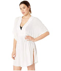 Ralph Lauren Crinkle Rayon protector Up Tunic Dress, Choose Sz/Color: XL/White