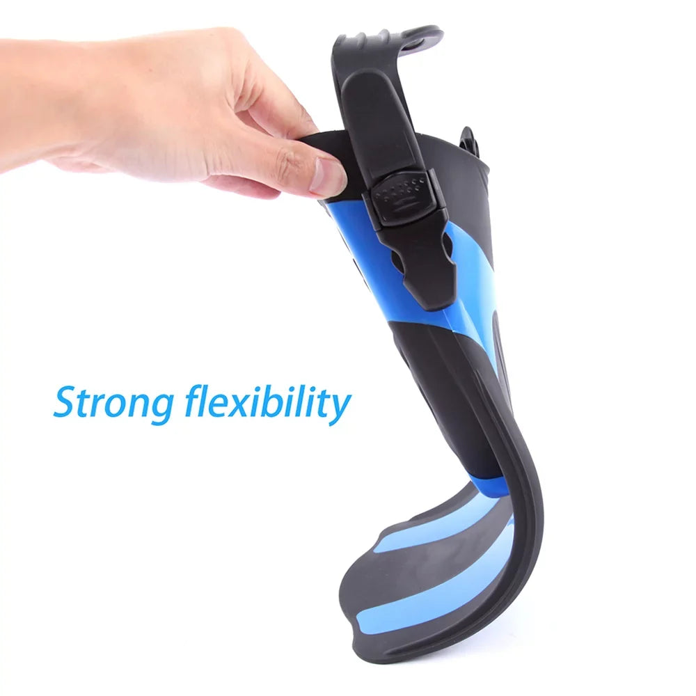WHALE Adjustable Heel Swim Fins Perfect for Snorkeling and moisture