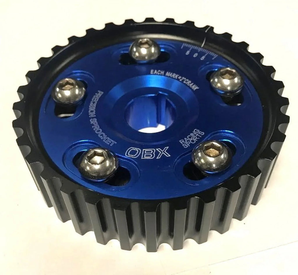 Blue Cam Sprocket matching With 96-00 Acura 1.6L, 90-01 Integra, 99-00 Civic, 94-97 Civic Del Sol Si By OBX