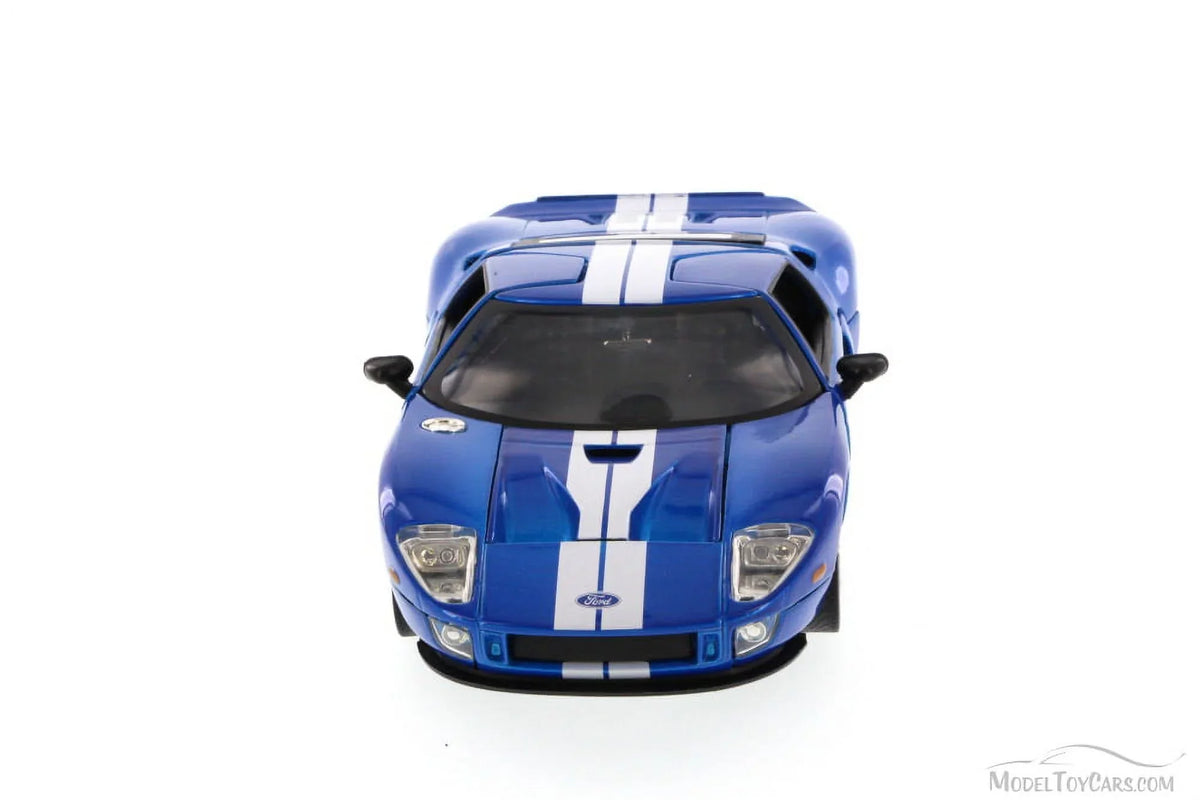 GT Blue with White Stripes \Fast & Furious 7\" (2015) Movie 1/24 Diecast Model Car by Jada"