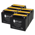 YTX12-BS 12V 10Ah Replacement Battery appropriate with Suzuki GSX-R1000, Z 01-04 - 6 Pack