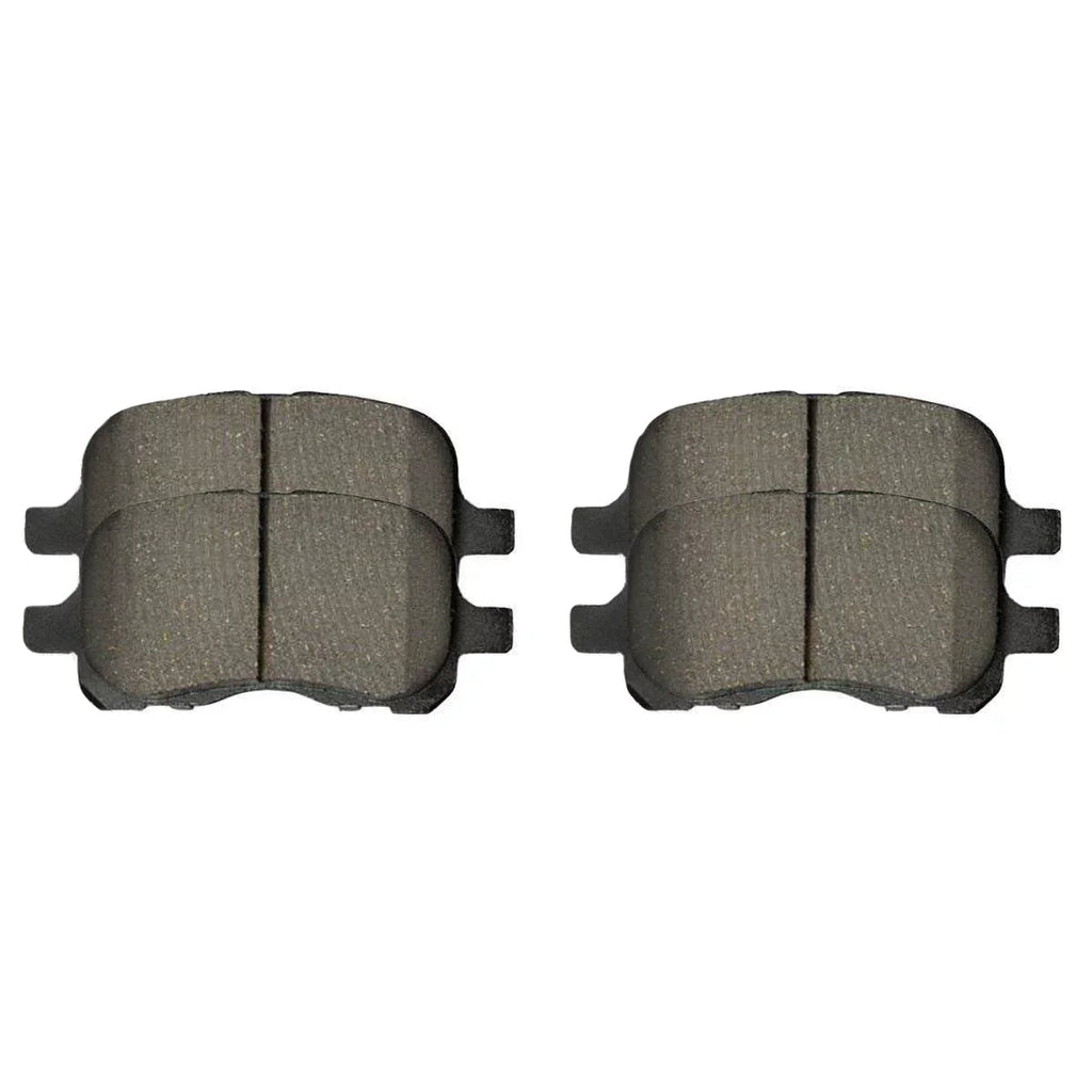AutoShack Front Drilled Slotted Brake Rotors Black and Ceramic Pads Kit Driver and Passenger Side Replacement for 1998-2002  Corolla 1998 1999 2000 2001 2002 Chevrolet Prizm 1.8L FWD