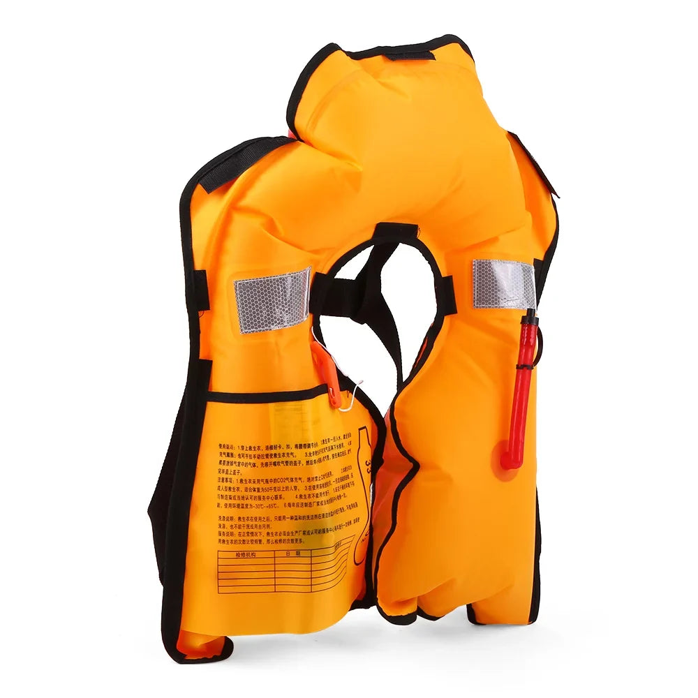 Eccomum Manual Inflatable Adult liquid Sports Swimming Fishing Survival Jacket