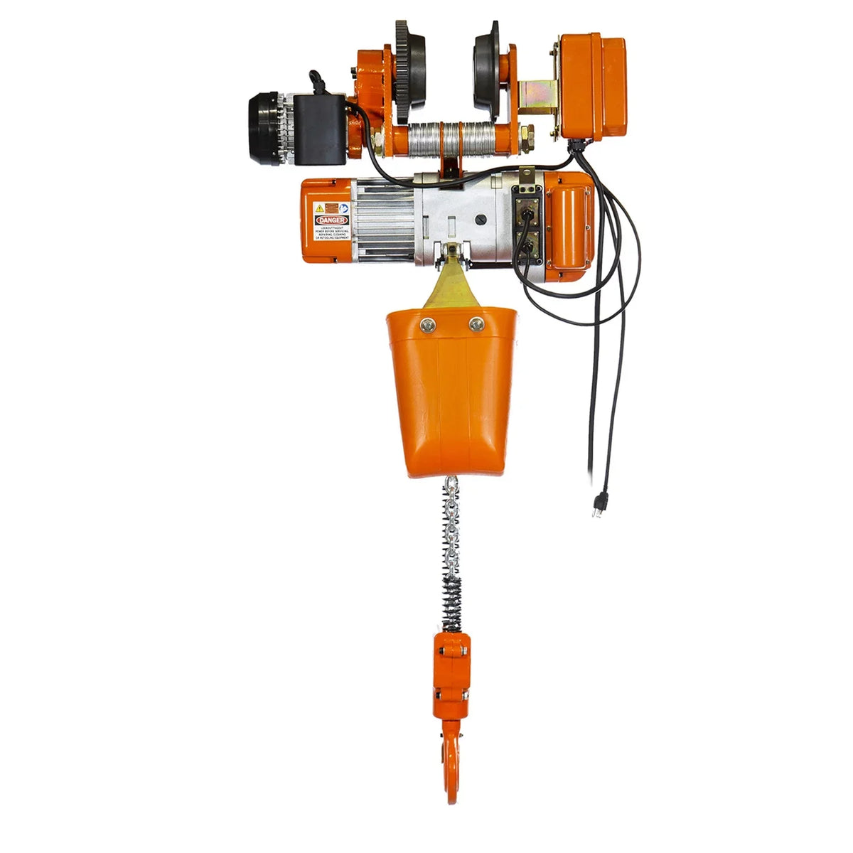 G80 Chain M3/H2 220V. Prowinch 1 Ton Electric Chain Hoist Power Trolley 20 ft