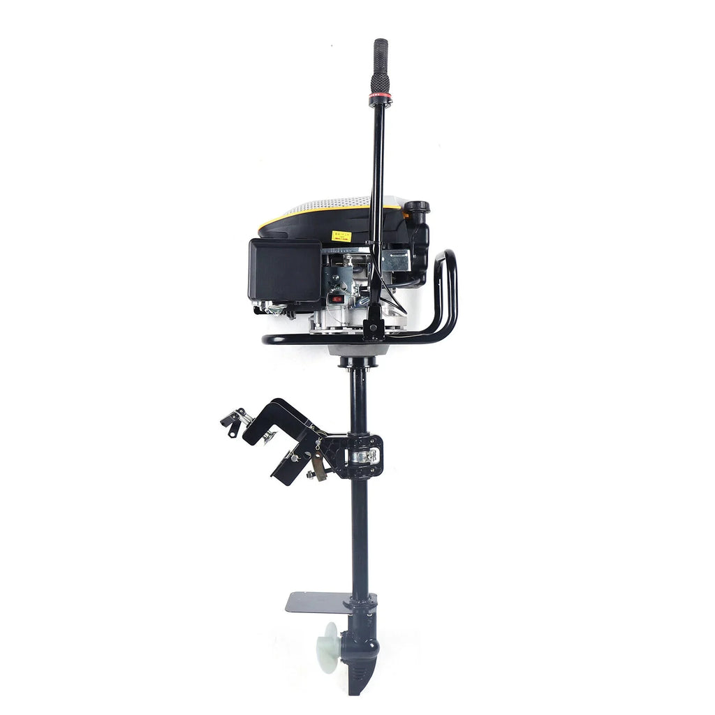Miumaeov 4 Stroke 9  Outboard Motor 225 CC Fishing ship Engine Air Cooling Single Cylinder Heavy Duty craft Engine Marine Engine with TAS Ignition System 3600 r/min