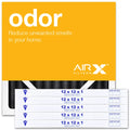 AIRx Filters Odor 12x12x1 Air Filter appropriate/Replacement MERV 4 AC Furnace Pleated Filter, 6-Pack